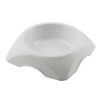Ταΐστρα Σκύλου-Γάτας 22x22x5.3cm Λευκό 0.8lt BAMA GROUP Ιταλίας