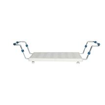 Κάθισμα-Σκαμπό Μπανιέρας 65.5x22x14cm Πλαστικό με Επεκτεινόμενα Μεταλλικά Μπράτσα Βάρος 1.85kg Λευκό TECHNOSET Ελλάδας