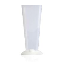 Ανθοδοχείο Πλαστικό 13x13x31cm 2.5lt Διάφανο BAMA Ιταλίας