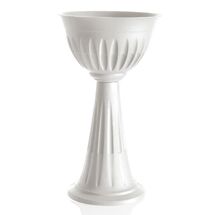 Ανθοστήλη Ø43x74.5cm Πλαστική 20lt Λευκή ALBA COLUMN BAMA Ιταλίας