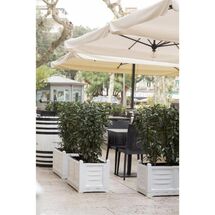 BAMA ITALY Θήκη Ζαρντινιέρας Βαρέως Τύπου 80x43x42cm 120lt Λευκή