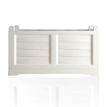 BAMA ITALY Θήκη Ζαρντινιέρας Βαρέως Τύπου 80x43x42cm 120lt Λευκή