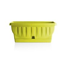 BAMA ITALY Ζαρντινιέρα Decor 30cm/40cm/50cm με Αυτοποτιζόμενο Πιάτο Πλαστική Λαχανί NATURA