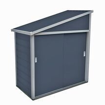 STEELEN Μεταλλική Αποθήκη Κήπου 161x87x134 (5.3'x2.9') 1.1m² Γαλβανιζέ Coco Γκρι
