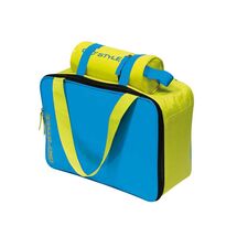 GIOSTYLE Ιταλίας Ισοθερμική Θήκη Θερμός Ø8.5x 22cm Πάχος 6mm 0.8lt Πολυεστέρας 300D Πιστοποιήσεις Azo FREE/REACH LIME BOTTLE COOLER Μπλε-Κίτρινο