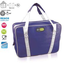 GIOSTYLE Ιταλίας Ισοθερμική Τσάντα 39x20x33cm Πάχος 6mm 28lt Πολυεστέρας 300D MAX Απόδοση 13 Ώρες Πιστοποιήσεις Azo FREE/REACH EVO LARGE Μπλε