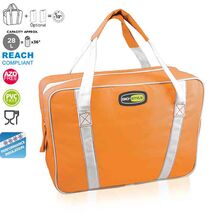 GIOSTYLE Ιταλίας Ισοθερμική Τσάντα 39x20x33cm Πάχος 6mm 28lt Πολυεστέρας 300D MAX Απόδοση 13 Ώρες Πιστοποιήσεις Azo FREE/REACH EVO LARGE Πορτοκαλί