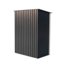 STEELEN Μεταλλική Αποθήκη Κήπου 143x89x186 (4.7'x3') 1m² Γαλβανιζέ Joy Γκρι