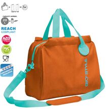 GIOSTYLE Ιταλίας Ισοθερμική Τσάντα 40.5x17x31.5cm Πάχος 6mm 20lt Πολυεστέρας 300D MAX Απόδοση 13 Ώρες Πιστοποιήσεις Azo FREE/REACH SORBETTO L Πορτοκαλί