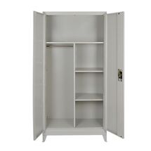 STEELEN Μεταλλική Ντουλάπα 90x45x191cm Πάχους 0.6mm/0.8mm (πάτωμα) Γαλβανιζέ με Χώρισμα και Ρυθμιζόμενα Πόδια - 5 Αποθηκευτικοί Χώροι