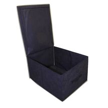 Κουτί Αποθήκευσης Ρούχων 28x33x15cm 14lt TNT Μπλε Σκούρο