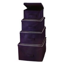 Κουτί Αποθήκευσης Ρούχων 33x40x18cm 24lt TNT Μπλε Σκούρο