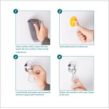 TEKNO-TEL Θήκη για Σεσουάρ 16x14x16cm Πάχος Ø5mm Αντοχή 12kg Επιχρωμιωμένο Ατσάλι με Βεντούζα EXTRA STRONG