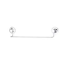 TEKNO-TEL Πετσετοθήκη 47x5x10cm Πάχος Ø7mm Αντοχή 12kg Επιχρωμιωμένο Ατσάλι με Βεντούζα EXTRA STRONG