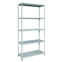 BIZZOTTO ITALY Μεταλλική Γαλβανιζέ Ραφιέρα Dexion 5όροφη 75x30x168cm 6.9kg MAX Αντοχή 200kg MINISTARKIT(B355Z)