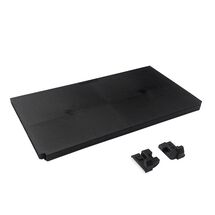TOOMAX Ιταλίας Πλαστικό Ράφι 63x34x2.5cm Για Ντουλάπες SMALL MAX Αντοχή 15kg Μαύρο