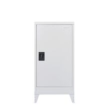 STEELEN Μεταλλική Ντουλάπα Βάρος 16.2kg 50x45x101cm Πάχους 0,6mm/0,8mm (πάτωμα) Γαλβανιζέ με Εσωτερικό Ράφι και Ρυθμιζόμενα Πόδια - 2 Αποθηκευτικοί Χώροι