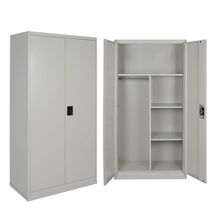 STEELEN Μεταλλική Ντουλάπα 70x40x171cm Πάχους 0.6mm/0.8mm (πάτωμα) Γαλβανιζέ με Χώρισμα - 5 Αποθηκευτικοί Χώροι