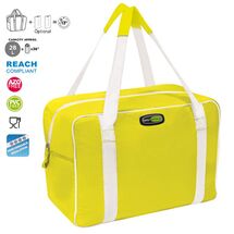 GIOSTYLE Ιταλίας Ισοθερμική Τσάντα 39x20x33cm Πάχος 6mm 28lt Πολυεστέρας 300D MAX Απόδοση 13 Ώρες Πιστοποιήσεις Azo FREE/REACH EVO LARGE Κίτρινο