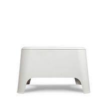 TOOMAX Ορθογώνιο Τραπέζι 59x39x36cm Πλαστικό Βάρος 3.4kg Petra Matte White Ιταλίας