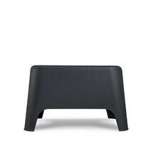 TOOMAX Ορθογώνιο Τραπέζι 59x39x36cm Πλαστικό Βάρος 3.4kg Petra Matte Anthracite Ιταλίας