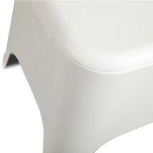 TOOMAX Ορθογώνιο Τραπέζι 59x39x36cm Πλαστικό Βάρος 3.4kg Petra Matte White Ιταλίας