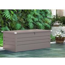 STEELEN Μπαούλο Αποθήκευσης 165x69x62cm 582lt 29.5kg Γαλβανιζέ MAX C  Γκρι Καφέ