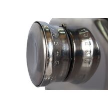 SHULE Μηχανή Φύλλου INOX 24.5x14x13cm Max Πλάτος Ζύμης 18cm Βάρος 2.1kg