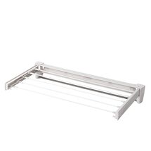 VESTA Απλώστρα Ρούχων Τοίχου-Μπάνιου FASTROLL 71x37x11cm Πτυσσόμενη Πλαστικό ABS 5 Μεταλλικές Βέργες 5mm 1 Κρεμάστρα INOX 10mm Άπλωμα 4.2m