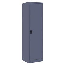 STEELEN Μεταλλική Ντουλάπα 50x45x181cm Πάχους 0.6mm/0.8mm (πάτωμα)  ΧΩΡΙΣ ΠΟΔΙΑ Γαλβανιζέ με 4 Ράφια - 5 Αποθηκευτικοί Χώροι Ανθρακί Ματ