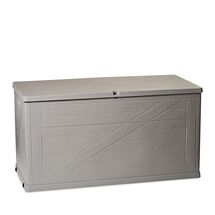 TOOMAX Ιταλίας Μπαούλο Αποθήκευσης 120x56x63cm 420lt Πλαστικό 8.5kg MULTIBOX WOOD Warm Grey