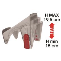 BAMA Ιταλίας Πλαστική Βάση Υποδημάτων 26x14x15-19.5cm Σετ 2 Τεμαχίων