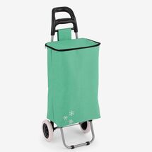VESTA Καρότσι Λαϊκής με Ισοθερμικό Σάκο/Cooler 32lt Μεταλλικό 35x28x92cm Αντοχής 15kg Πράσινο