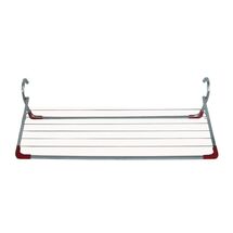 APLOSTRAK Απλώστρα Ρούχων Μπαλκονιού 125x68x37cm Αλουμινίου με Συρματόσχοινο  Άπλωμα 9m Πάχος 15mm Βάρος 0.95kg Ελλάδας  Άρτεμις