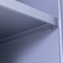 STEELEN Μεταλλική Ντουλάπα - Φοριαμός (Locker) 38x45x191cm 3 Θέσεων 22kg Πάχος 0.4mm 4 Ρυθμιζόμενα Πόδια Ανθρακί Ματ
