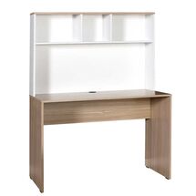Γραφείο με Ράφια/Βιβλιοθήκη 110x52x149cm Ξύλινο 26.5kg Δίχρωμο Oak/White