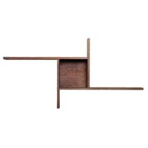 Ράφι Τοίχου Διακοσμητικό 100x18x50cm Ξύλινο Oslo Walnut 4.2kg RAF04OO