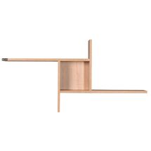 Ράφι Τοίχου Διακοσμητικό 100x18x50cm Ξύλινο Sonoma 4.2kg RAF04SS
