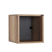 Ράφι Τοίχου Διακοσμητικό Κουτί 33x19x33cm Ξύλινο Tori 3.11kg RAF033T
