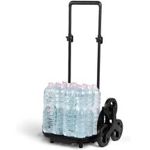 GIMI Ιταλίας Καρότσι Λαϊκής 52lt 41x35x93cm Μεταλλικό Αντοχή 30kg με Σάκο Πολυεστέρα Γκρι Σκούρο TRIS