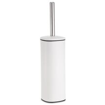 VESTA Σετ Κάδος Μπάνιου 5lt Ορθογώνιος 29x14x30cm με Πεντάλ Soft Close Εσωτερικό Κάδο και Πιγκάλ 9.5x9.5x38.5cm Μεταλλικό Λευκό Matte
