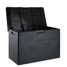 TOOMAX Ιταλίας Πλαστικό Μπαούλο 77.5x44.5x53cm 160lt 4.5kg MULTIBOX WOODY'S LINE Anthracite