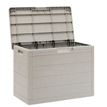 TOOMAX Ιταλίας Πλαστικό Μπαούλο 77.5x44.5x53cm 160lt 4.5kg MULTIBOX WOODY'S LINE WARM GREY