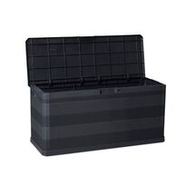 TOOMAX Ιταλίας Πλαστικό Μπαούλο 117x45x56cm 280lt 8.8kg ELEGANCE LINE S ANTHRACITE TUV/GS