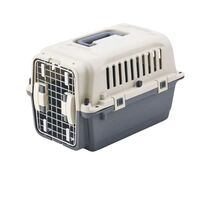 VESTA Κλουβί Μεταφοράς Κατοικιδίου 39x61x42cm IATA PetCarrier 2 Small Πλαστικό 3.45kg Λευκό Πάγου-Ραφ