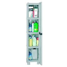 ARTPLAST Ιταλίας Πλαστική Ντουλάπα 12,5kg 35X39X172 MASSIF Μονόφυλλη 4 Χώρων CONCERT LINE