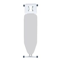 Σιδερώστρα Ατμού XL 150x45x65-95cm Μεταλλική με Επιφάνεια Σιδερώματος 120x45cm 8Kg Σχάρα 43x29cm Διάμετρος Ποδιού Ø34mm PASSAT SILVER