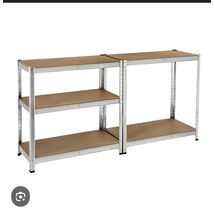 VESTA Μεταλλική Γαλβανιζέ Ραφιέρα Dexion 5όροφη 100x45x180cm με Μοριοσανίδες Πάχους 4mm 14kg Πάχος Δοκών 0.63mm MAX Αντοχή 875kg (175kg / Ράφι) Μαύρη