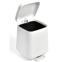 Κάδος Μπάνιου με Πεντάλ 7lt 24x26x31.2cm με Εσωτερικό Κάδο 1.01kg Πλαστικό SOFT CLOSE Λευκό Ελλάδας