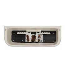 BAMA ITALY Ζαρντινιέρα Κρεμαστή 60x20x18.5cm 15lt με Πλεκτή Όψη και Σύστημα Αποστράγγισης Ανθρακί RONDINE PAGLIA